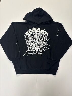 Black Sp5der OG Web Hoodie